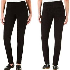 Hilary Radley Pull On Black Ponte Pants